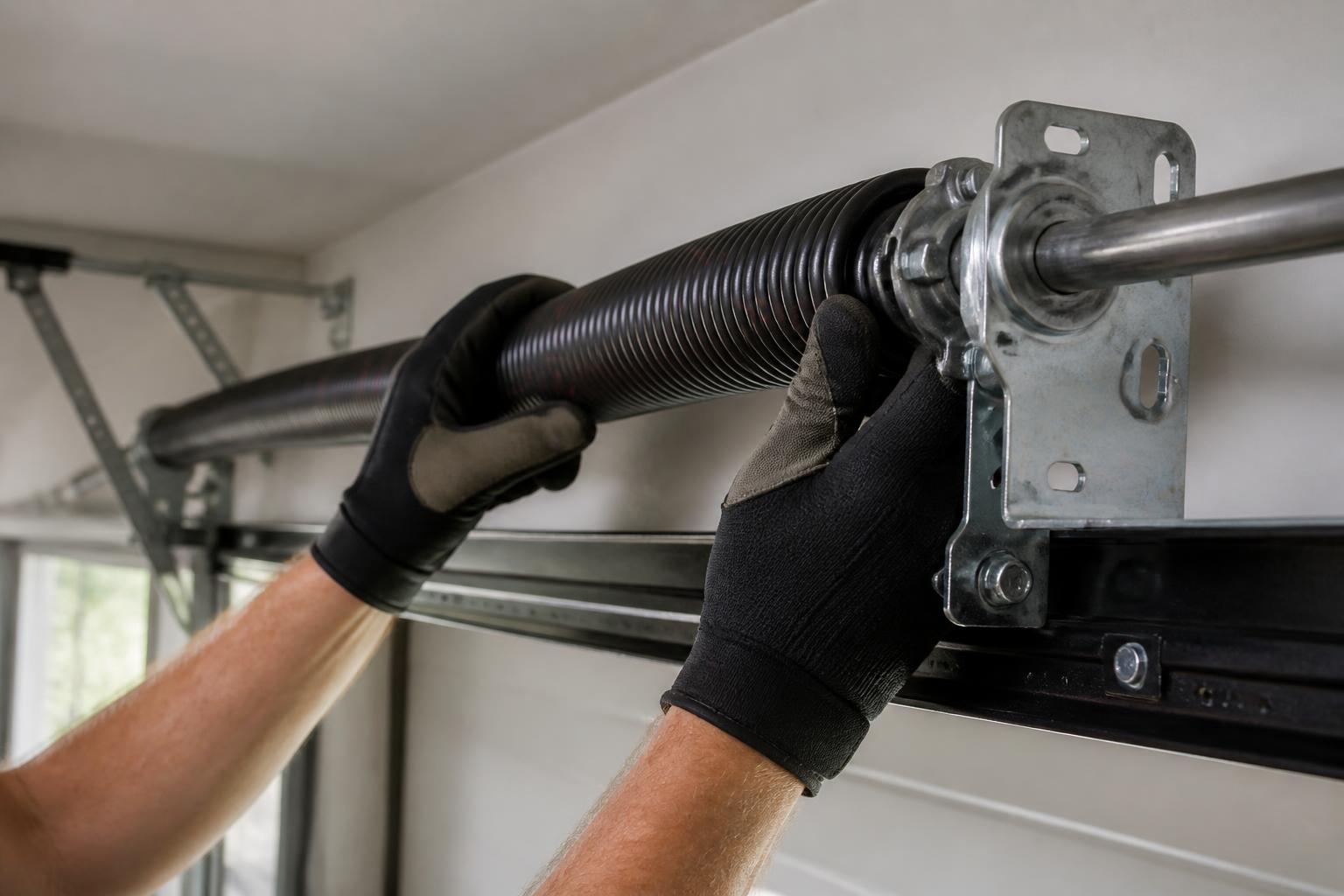 Spring Repair & Replacement — performed by Waccamaw Garage Door Repair in Murrells Inlet, SC